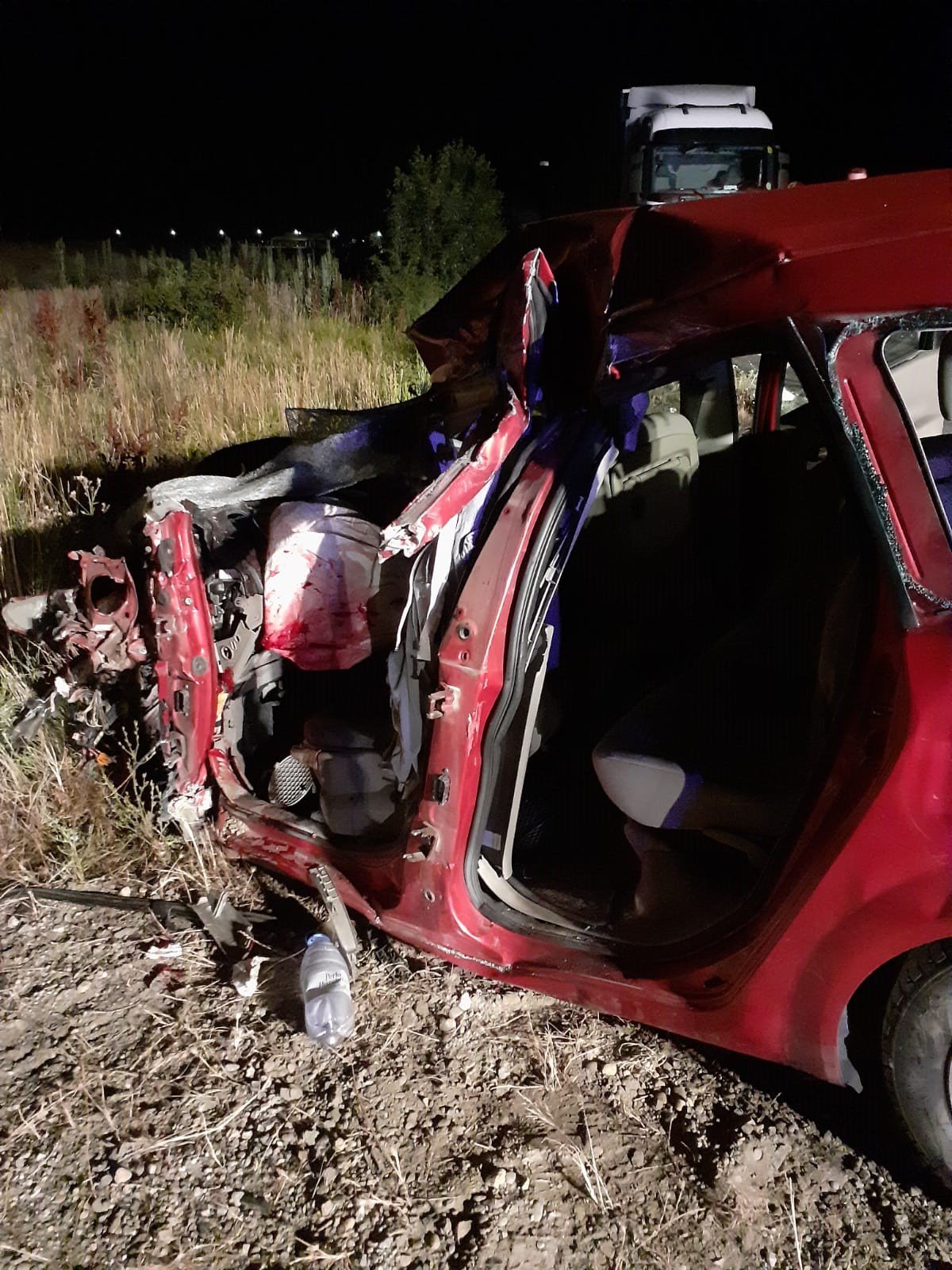 Două persoane au decedat în urma unui accident pe DN79 Arad-Oradea (FOTO)