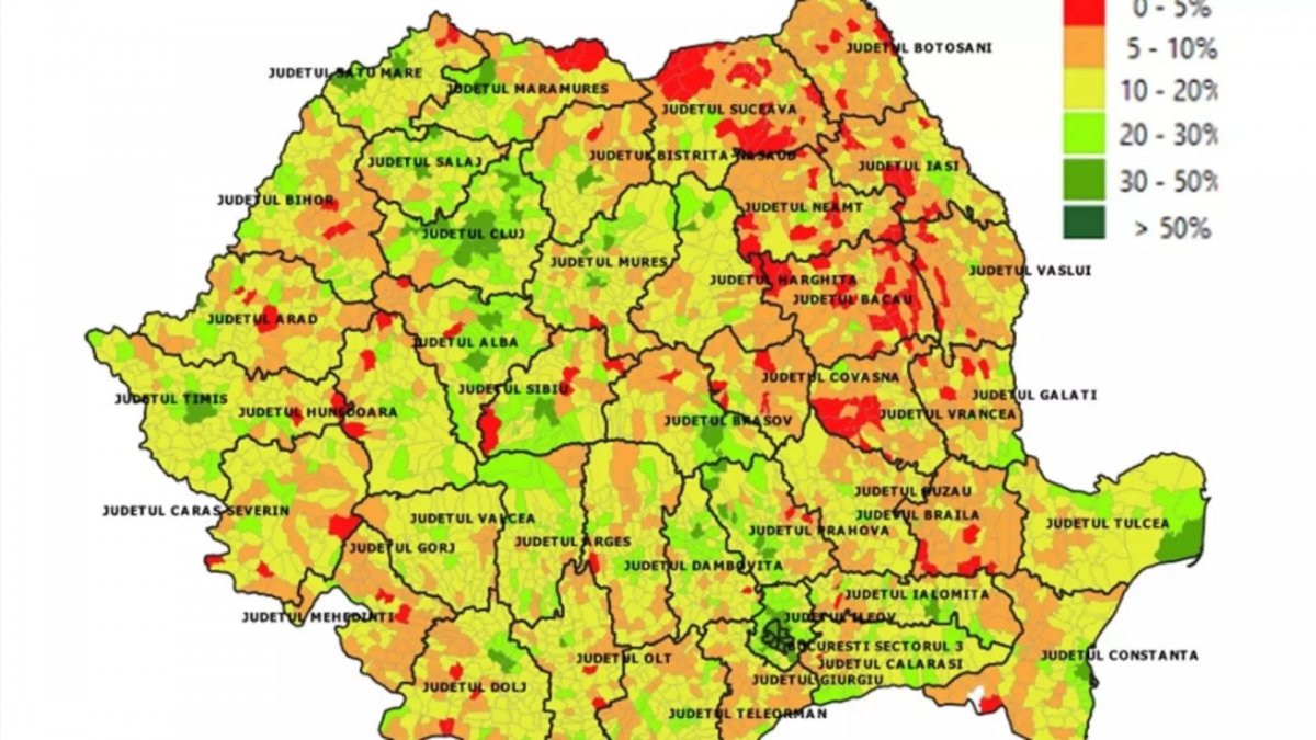 TOPUL vaccinării în România, pe localități: Cine conduce clasamentul - HARTA