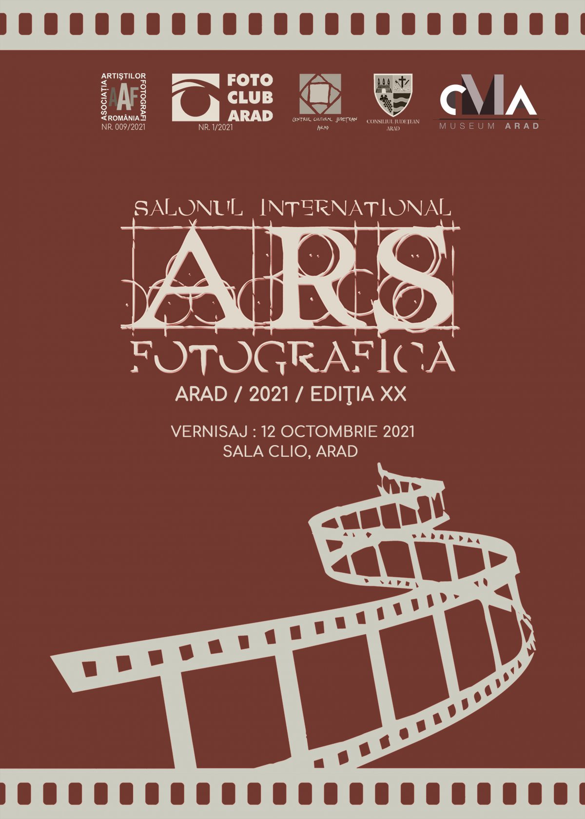 Asociația Foto Club Arad (fondată în 1968) vă invită să participați la Salonul Internațional Ars Fotografica Arad – 2021, Ediția a XXI-a