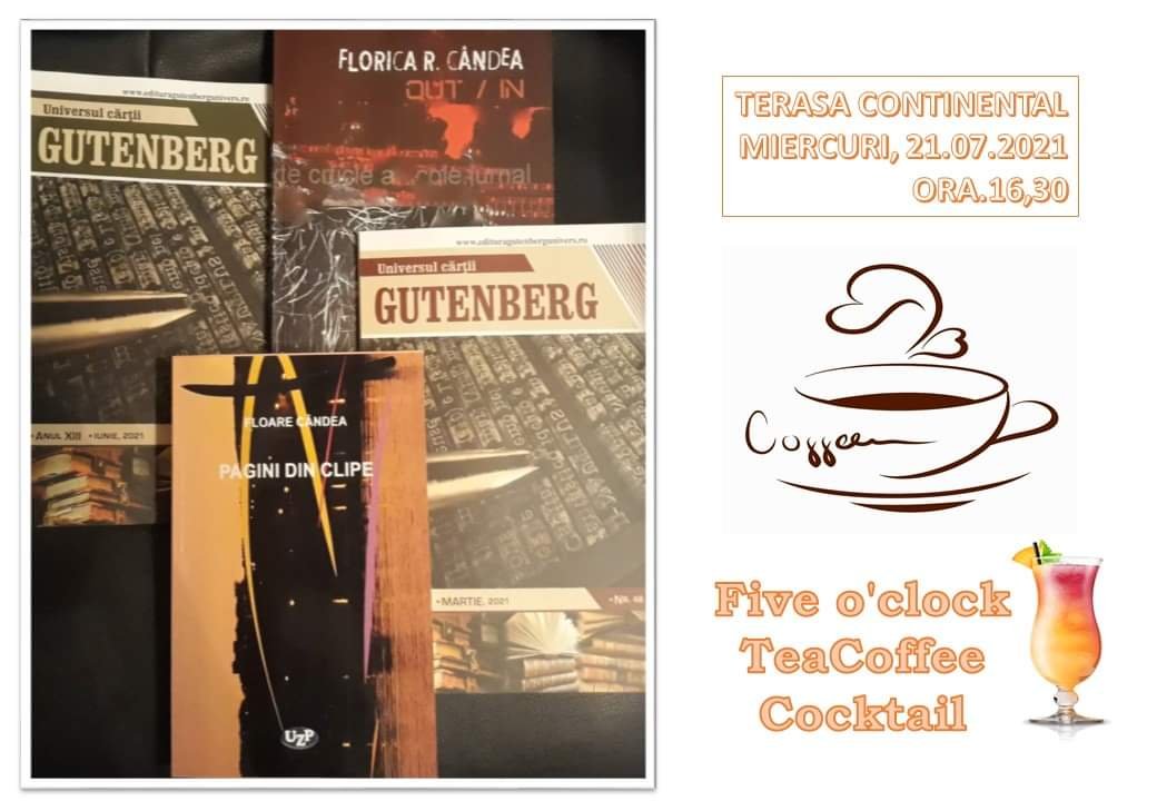 Prezentarea revistei GUTENBERG pe terasa Forum Continental Astoria