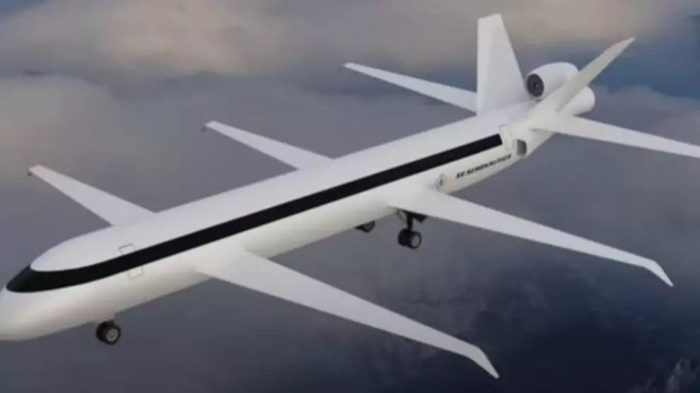 VIDEO - Avionul cu trei aripi - Inovația care ar duce la reducerea poluării