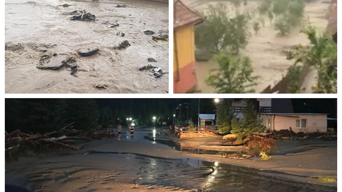 Inundaţiile au făcut prăpăd în ţară. 36 de localităţi din 15 judeţe au fost afectate. Bilanţul IGSU al pagubelor provocate de viitură