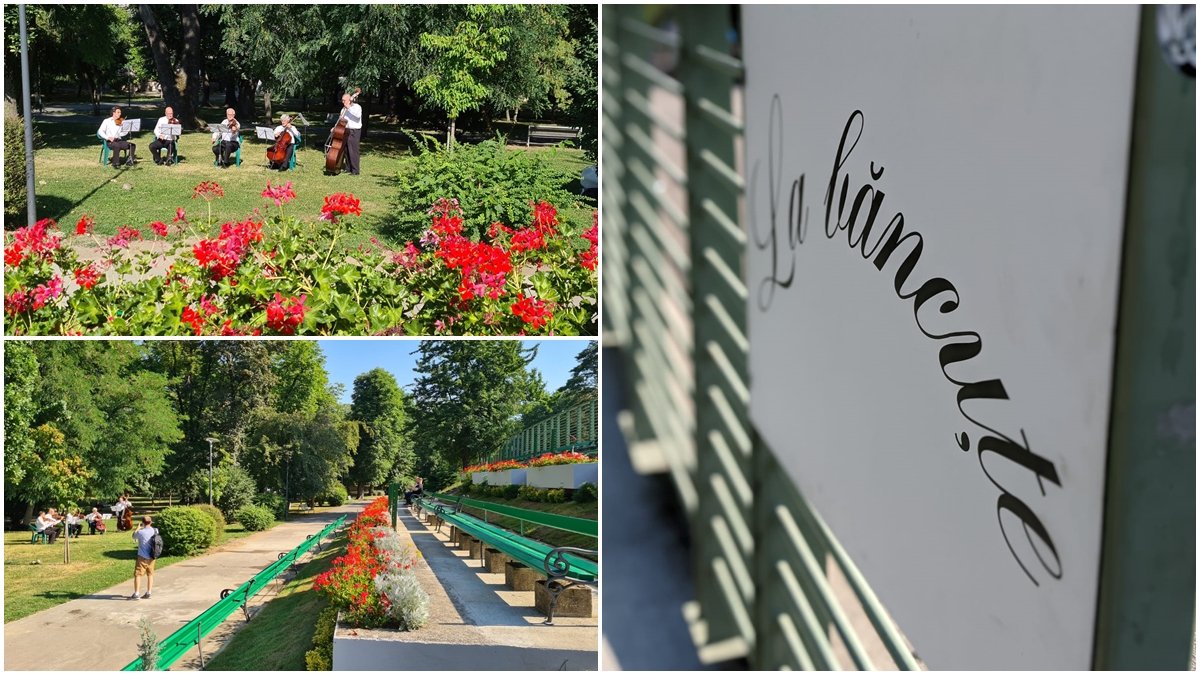 O nouă seară muzicală „La Băncuțe”; Cvartetul de coarde al Filarmonicii vine vineri seara în parc