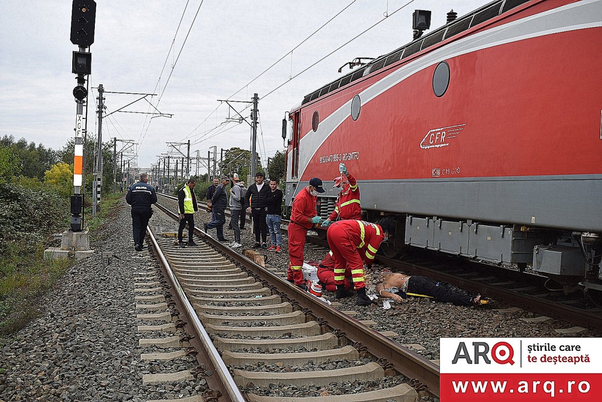 Fost mecanic de locomotivă tăiat de tren în Micălaca