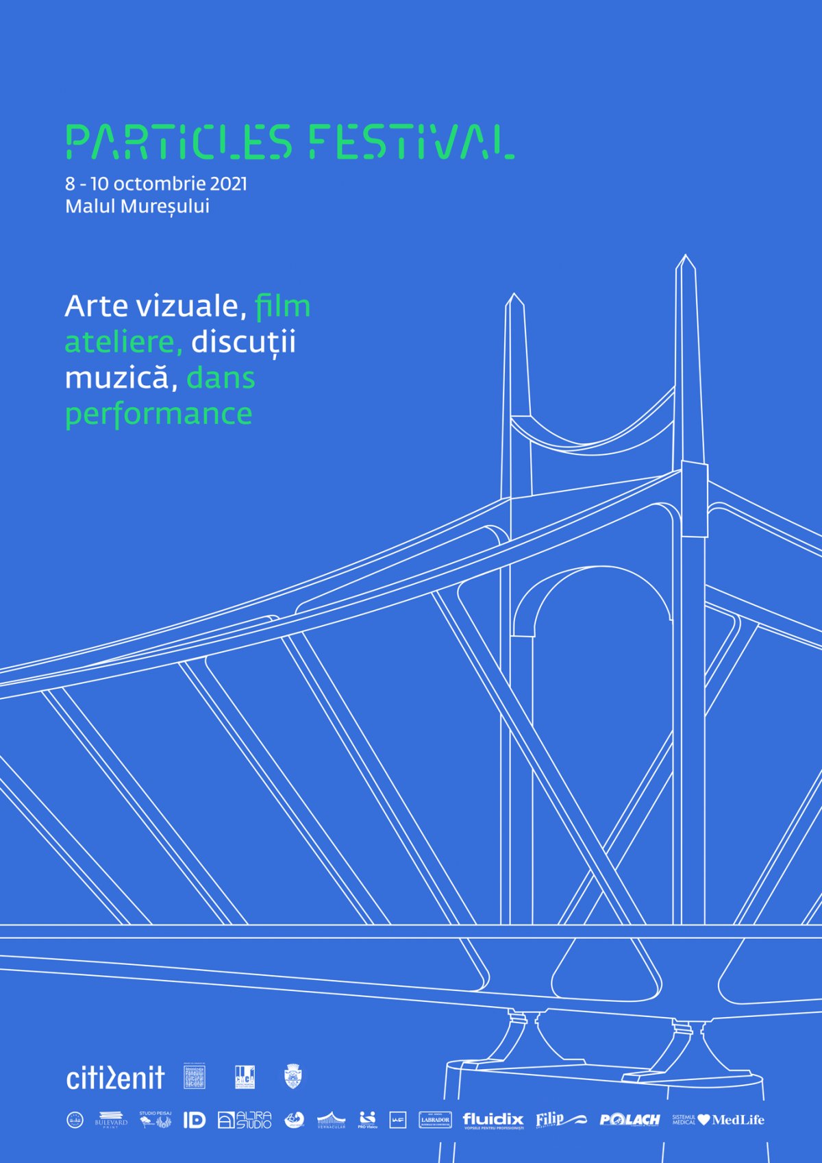 Program Particles Festival ediția a 4-a Între 8-10 octombrie arădenii sunt invitați la 3 zile de evenimente artistice pe Malul Mureșului
