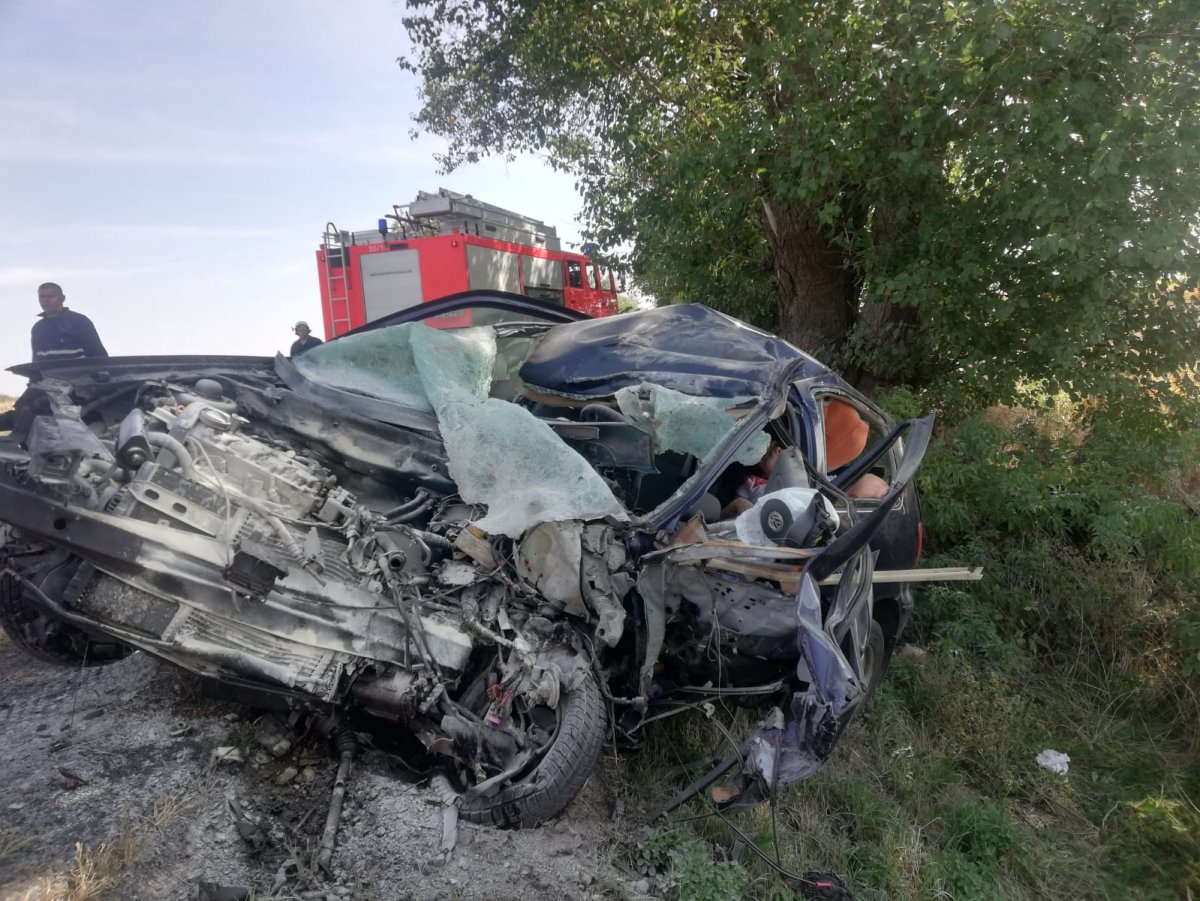 O femeie a murit după ce a intrat cu mașina într-un copac la ieșirea din Nădlac