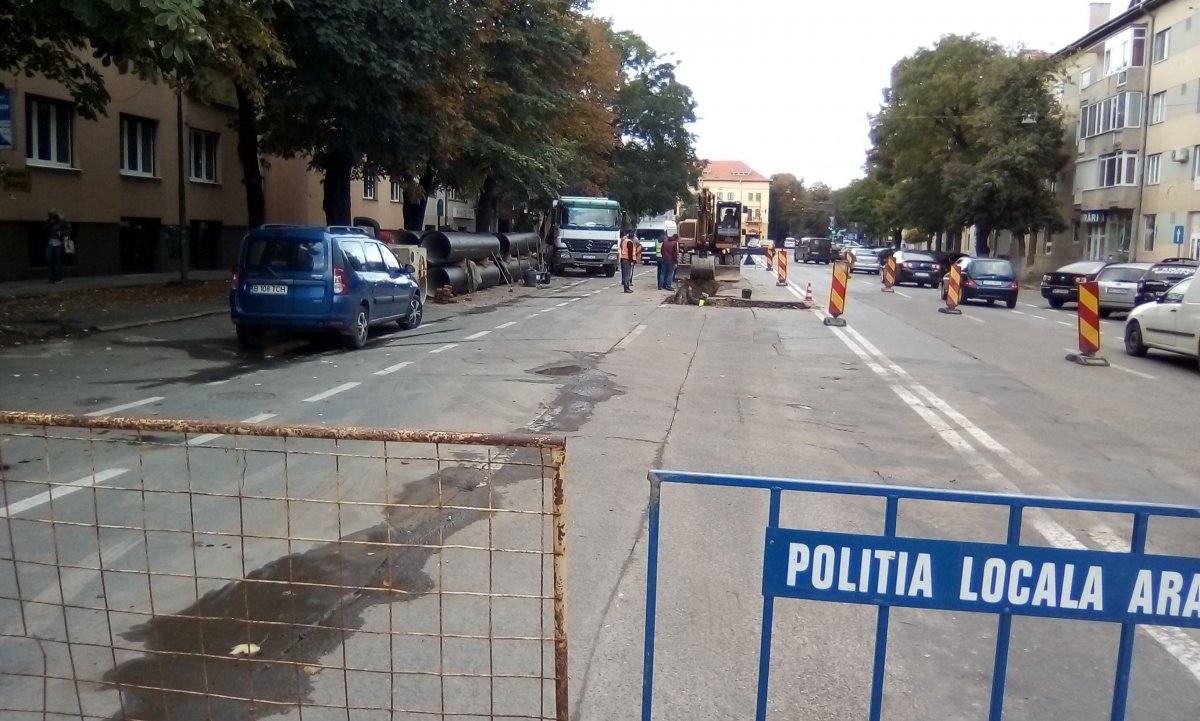 Front nou de lucru pentru reţeaua de apă de pe strada I.C. Brătianu