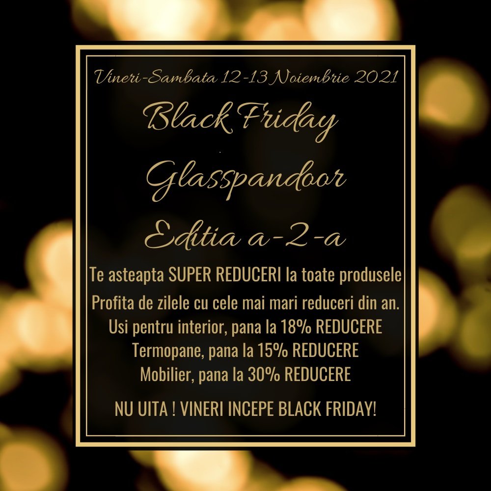 Black Friday Glasspandoor, Ediția a-2-a