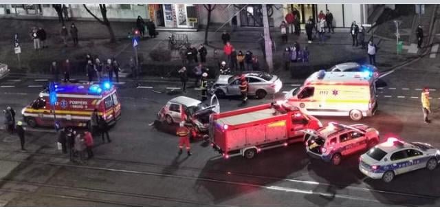 Accident cu două victime în Vlaicu (FOTO)