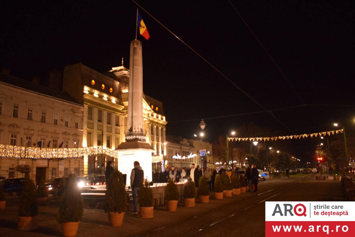 Omagierea participanților la Revoluția de Decembrie 1989 la Arad