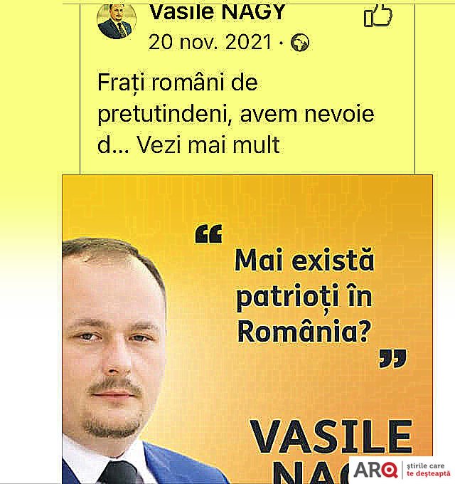 ”Mai există patrioți în România?” - Vasile Nagy