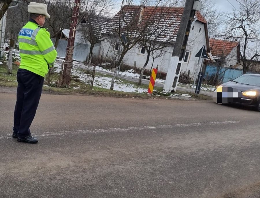 Razie în Sebiș și localitățile învecinate. Vezi câte vehicule au fost controlate (FOTO)