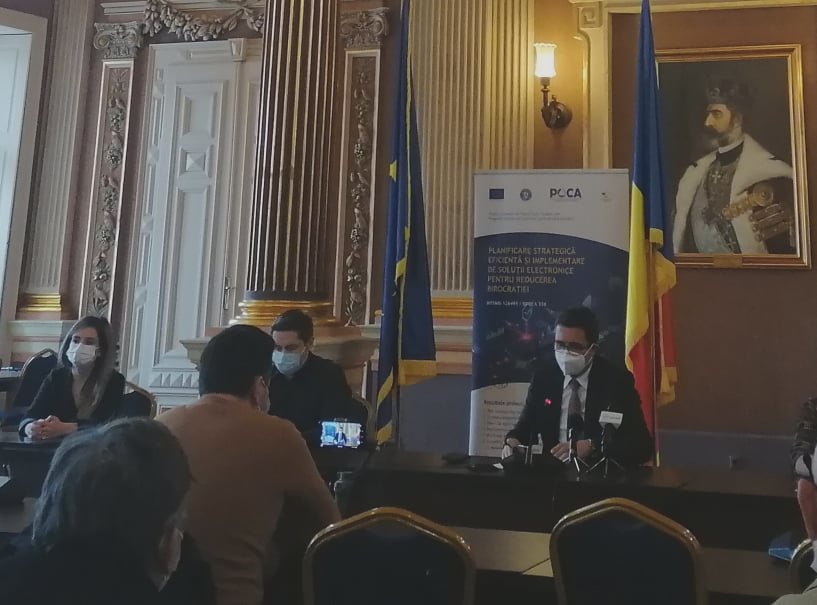 Primăria a finalizat proiectul „Planificare strategică eficientă și implementare de soluții electronice pentru reducerea birocrației” (VIDEO)