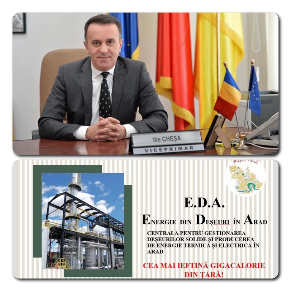 Viceprimarul Cheșa susţine că Guvernul sprijină proiecte privind producerea de energie termică și electrică din deșeuri