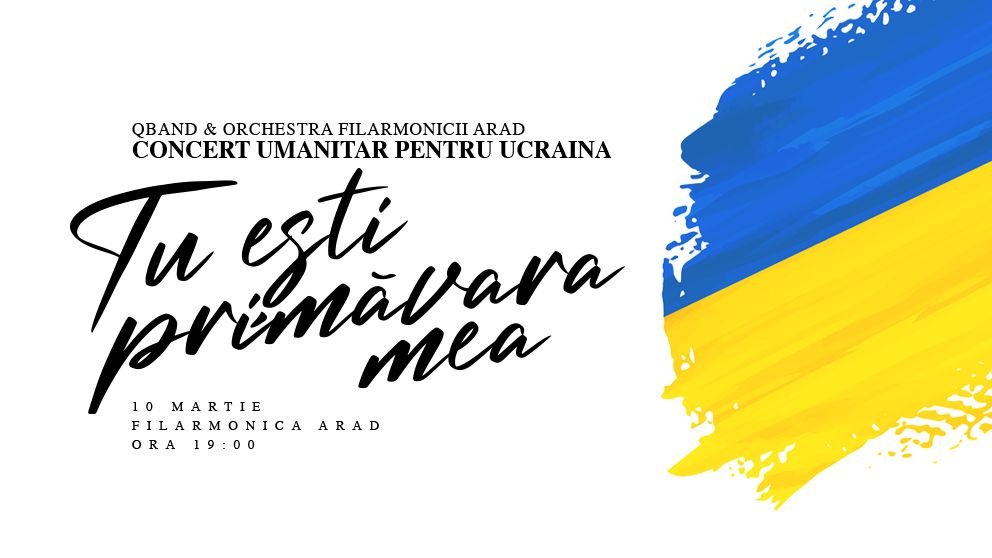 Concert umanitar pentru victimele războiului din Ucraina