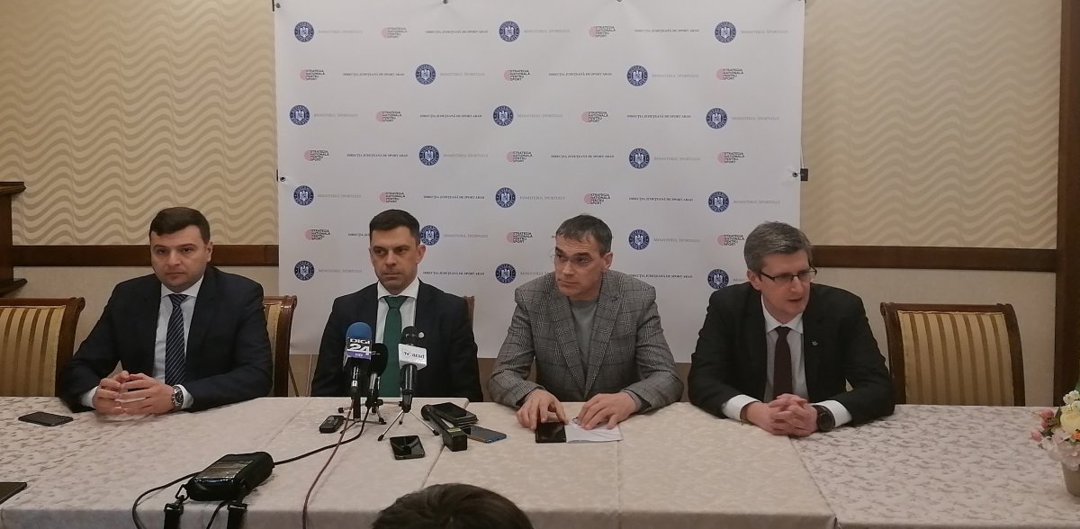 Ministrul Sportului, vizită de lucru la Arad (VIDEO)