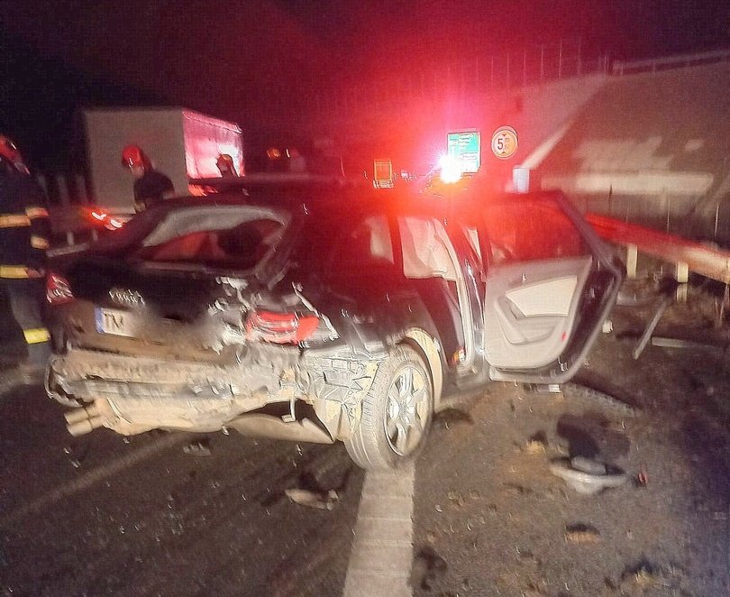 Șoferul unui Audi mort în accident pe Autostrada A1 Timișoara - Nădlac