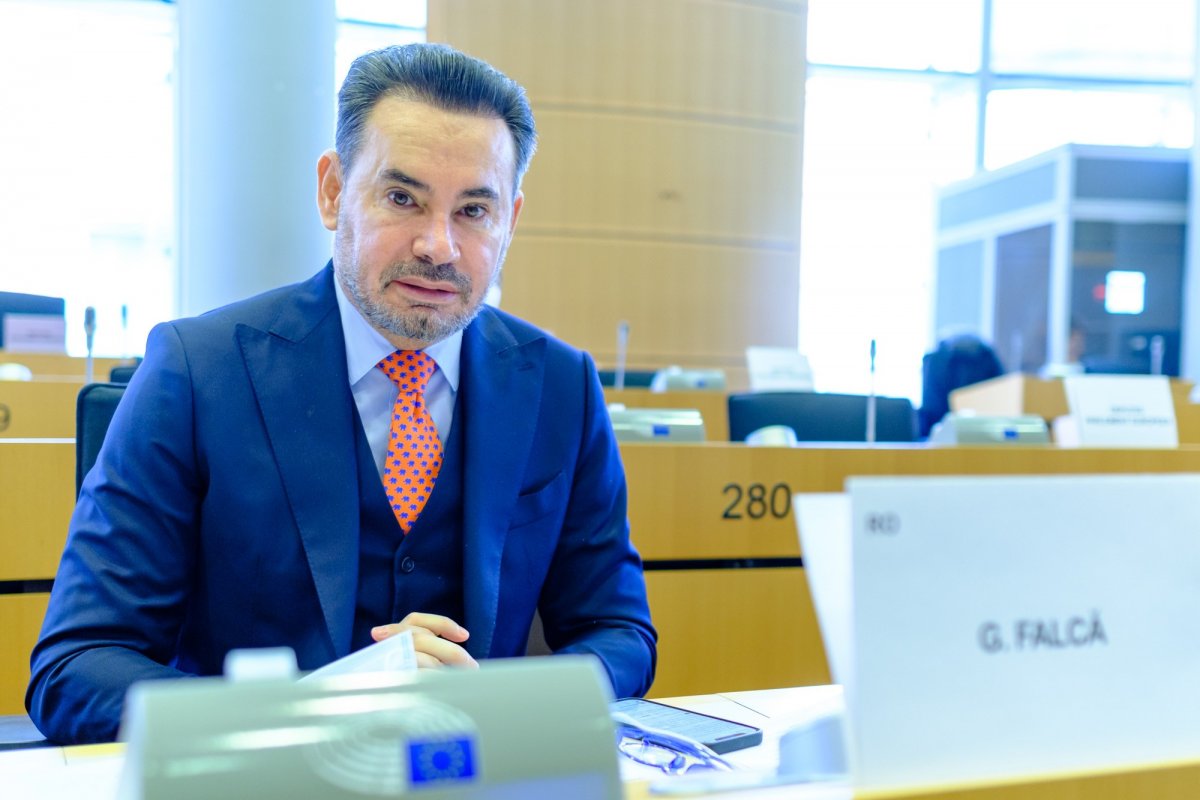 Gheorghe Falcă s-a întâlnit în Parlamentul European cu mass-media din România (FOTO)