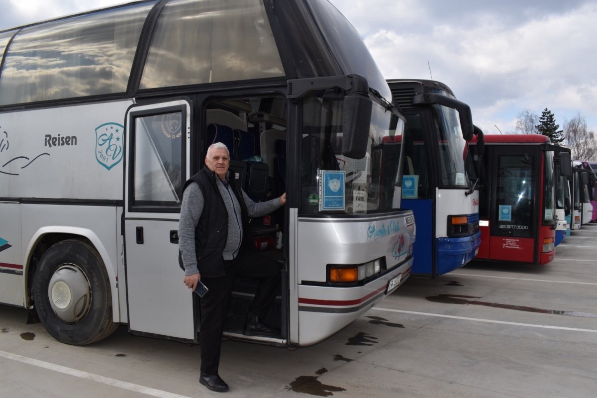 Valentin Pop - o viață la volanul autobuzului (foto-video)