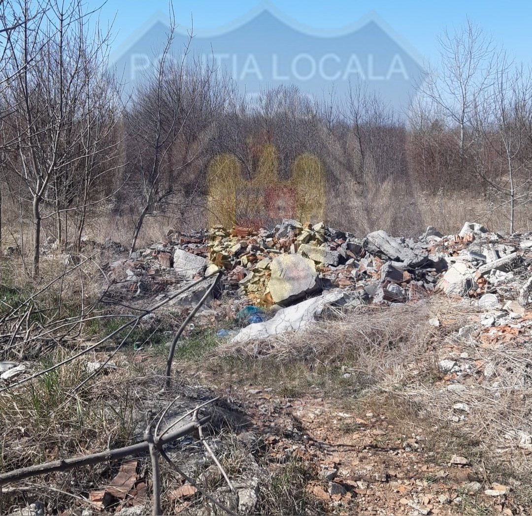 Poliţia Locală caută proprietarii terenurilor insalubre de la intrarea în municipiu (FOTO)