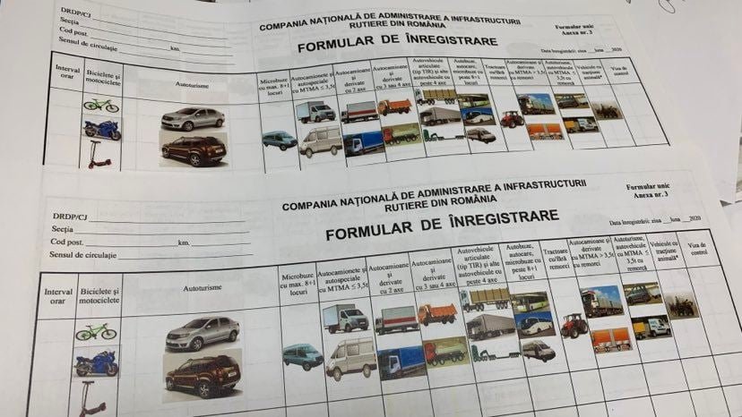 Recensământ de circulaţie pe autostrăzile şi o parte din drumurile naţionale din Arad, Alba, Timiş şi Hunedoara