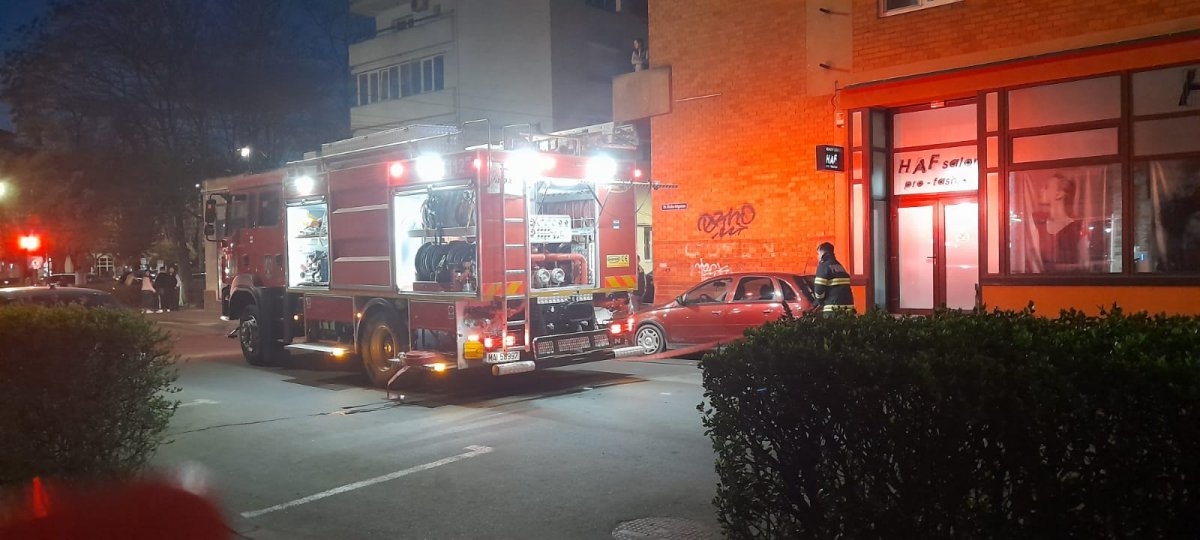 Incendiu la un apartament de pe str. Nicolae Grigorescu 