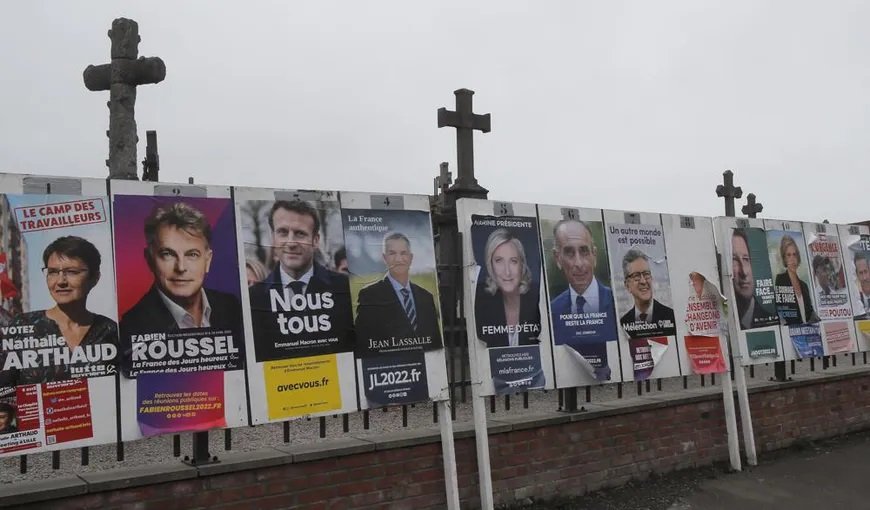Alegeri prezidenţiale în Franţa. Emmanuel Macron a câştigat primul tur la mică distanţă de Marine Le Pen