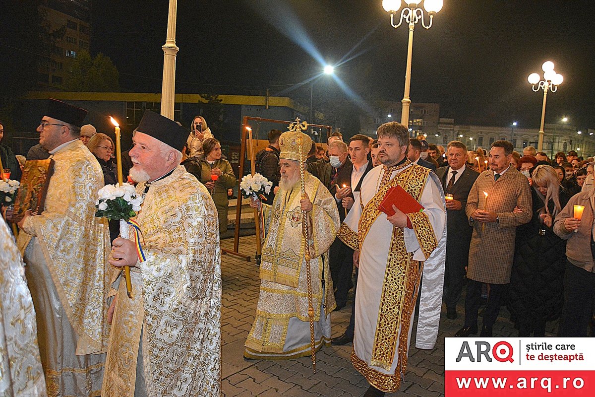 Slujba de Înviere a fost oficiată și în acest an de către IPS Timotei, arhiepiscopul Aradului