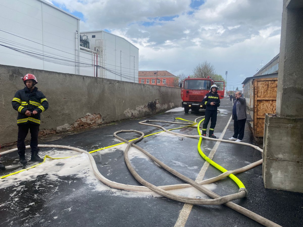 Incendiu la Fabrica Feroneria din Arad