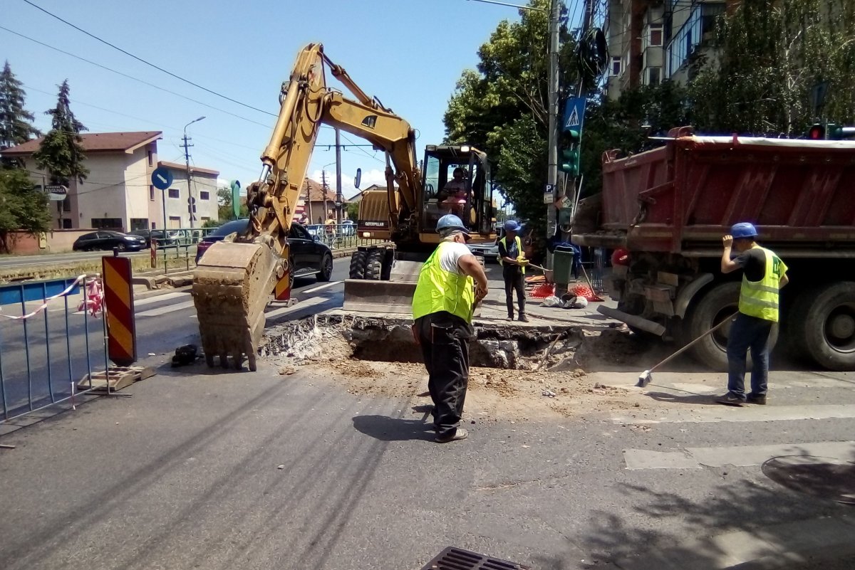 Front nou de lucru pentru reţeaua de apă din Arad