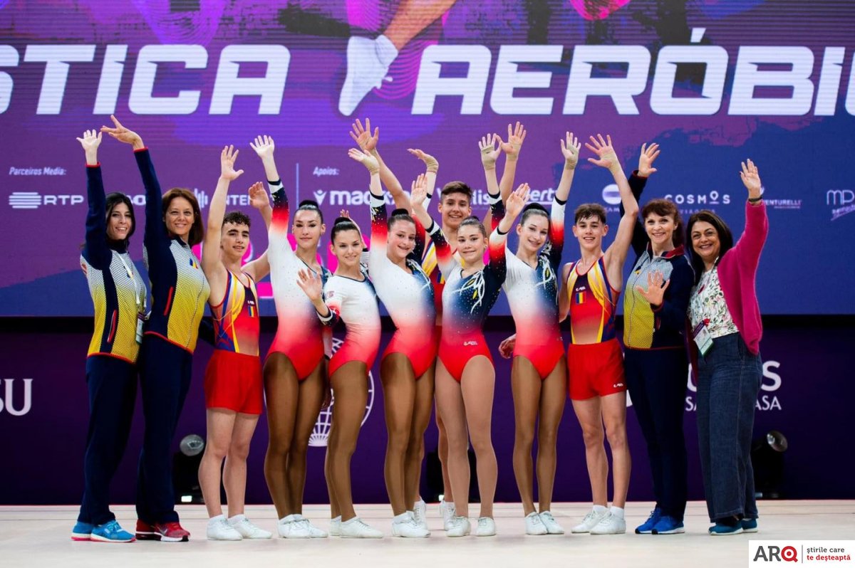 Patru sportivi arădeni concurează la Campionatul Mondial de gimnastică aerobică