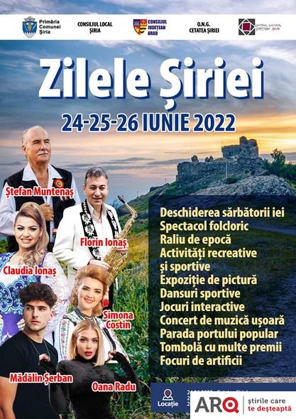 Zilele comunei Șiria 24-25-26  iunie
