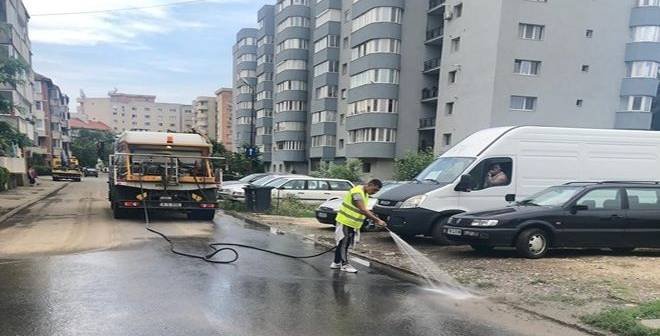 O nouă acțiune de curățenie stradală în Vlaicu