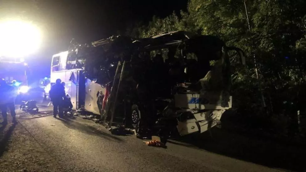 Accident devastator cu autobuz românesc în Bulgaria: 5 morți 