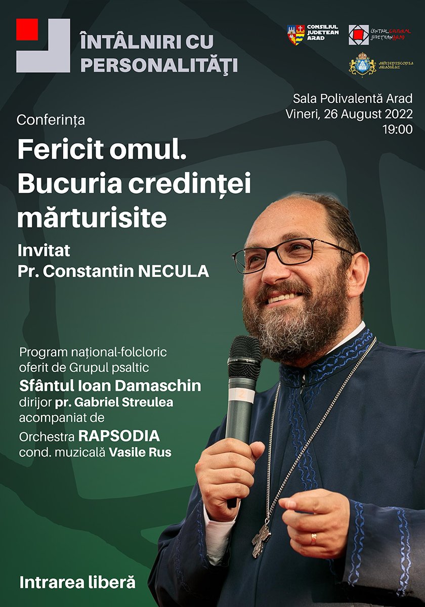 Părintele Constantin Necula revine la Arad