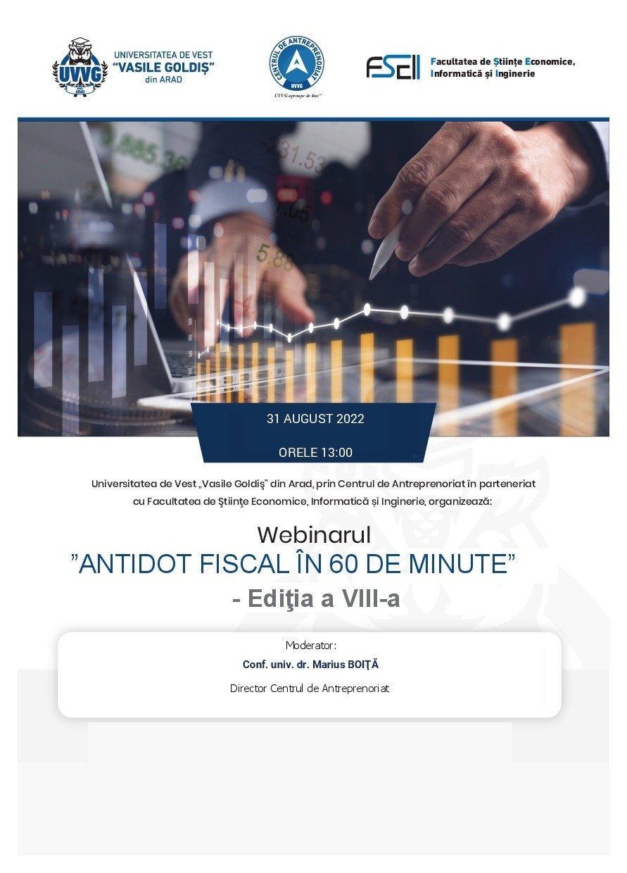 ANTIDOT FISCAL ÎN 60 DE MINUTE -ediția a VIII-a-