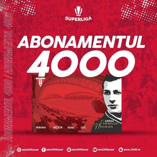 La UTA a fost vândut abonamentul cu numărul 4.000