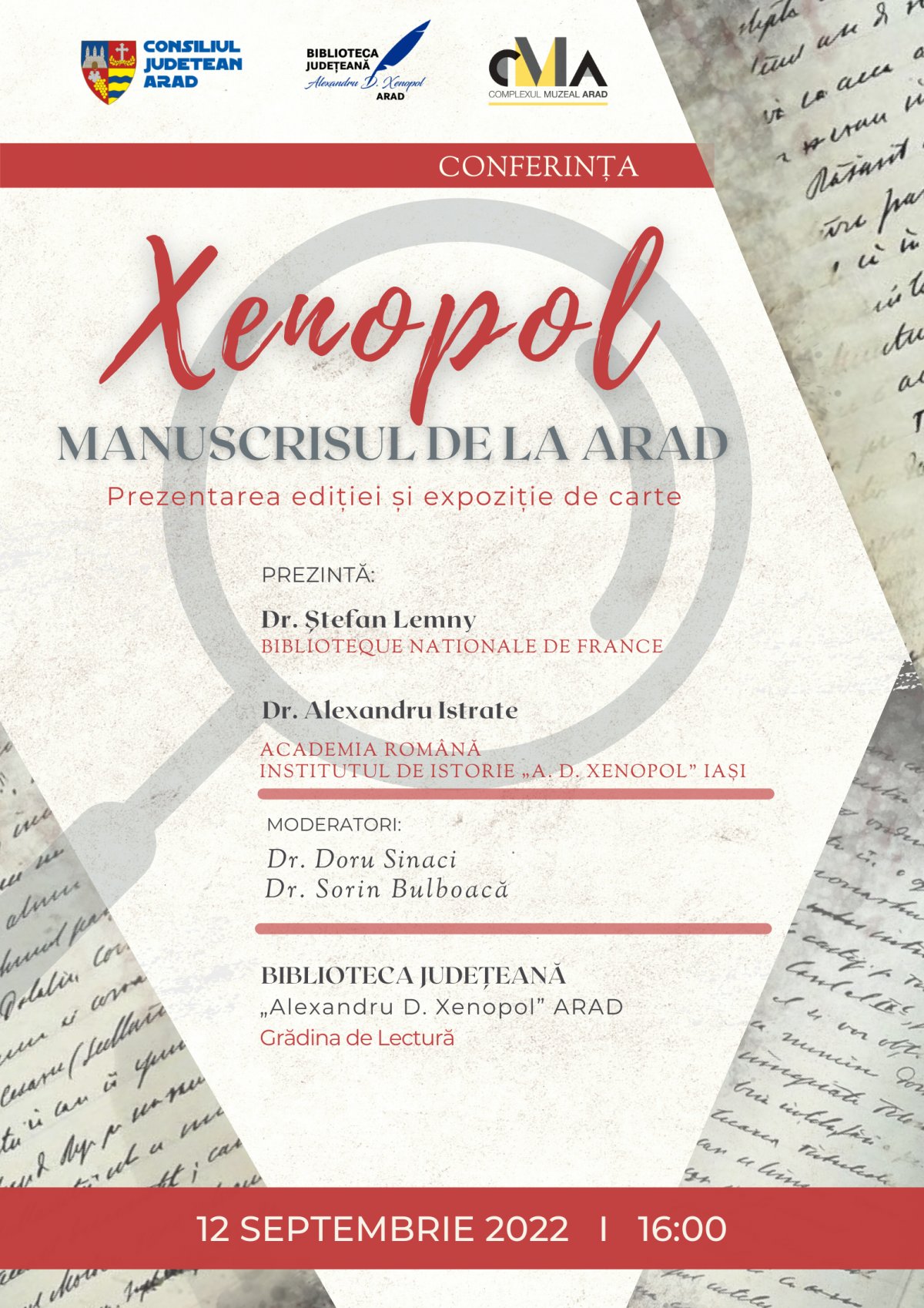 Xenopol. Manuscrisul de la Arad