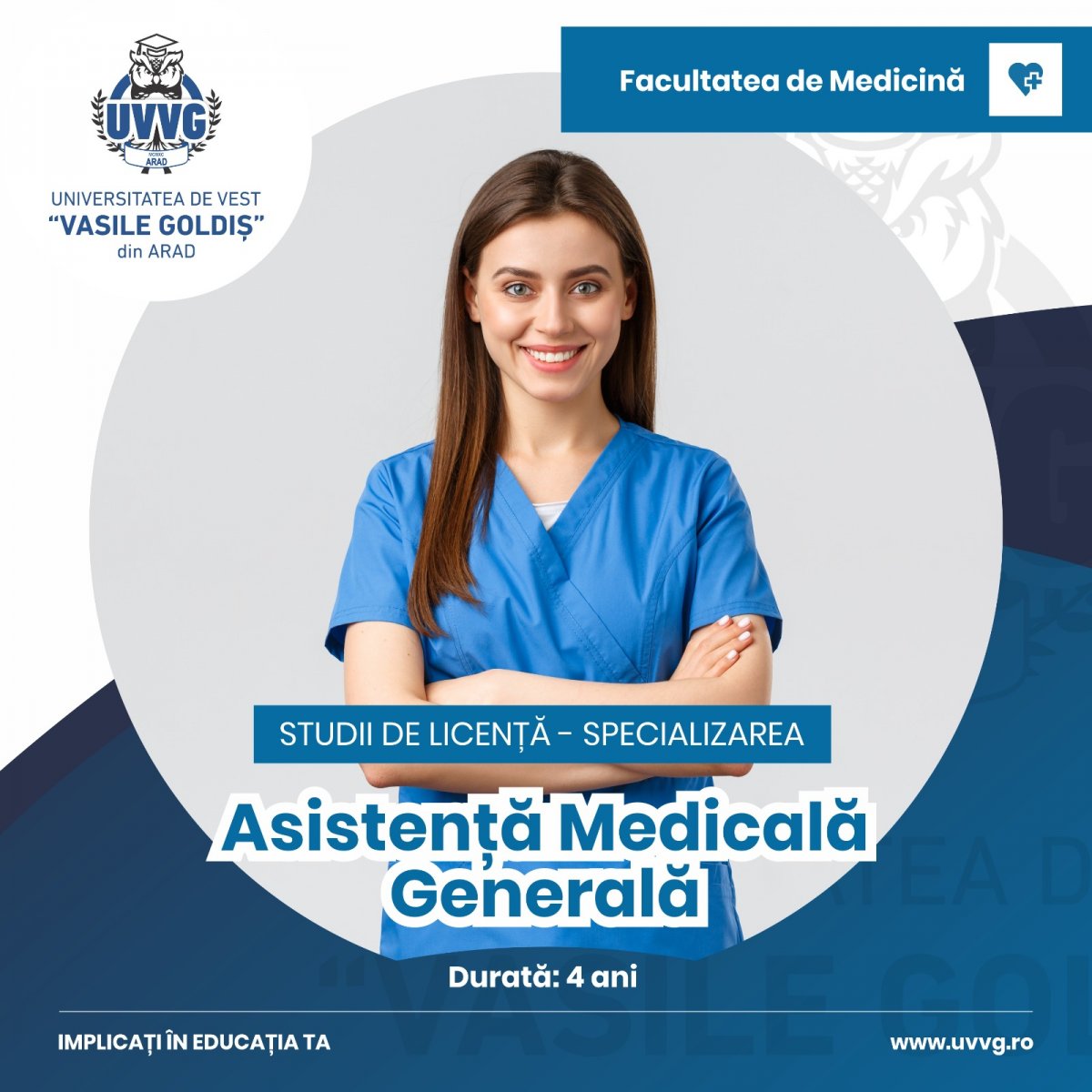 FACULTATEA DE MEDICINĂ  - specializarea ASISTENȚĂ MEDICALĂ GENERALĂ