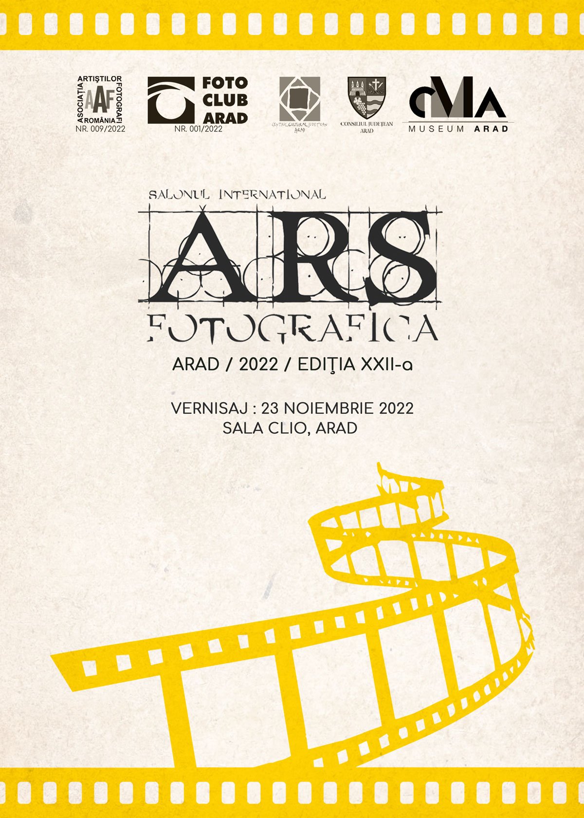 AU MAI RĂMAS 5 ZILE - Salonul Internațional Ars Fotografica Arad – 2022, Ediția a XXII-a