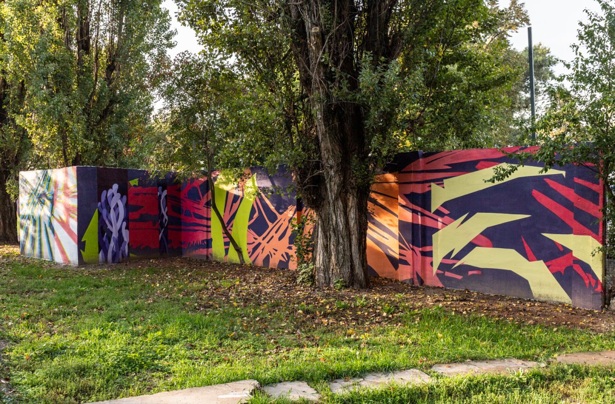 Șase picturi murale realizate pe Malul Mureșului prin intermediul asociației Citizenit