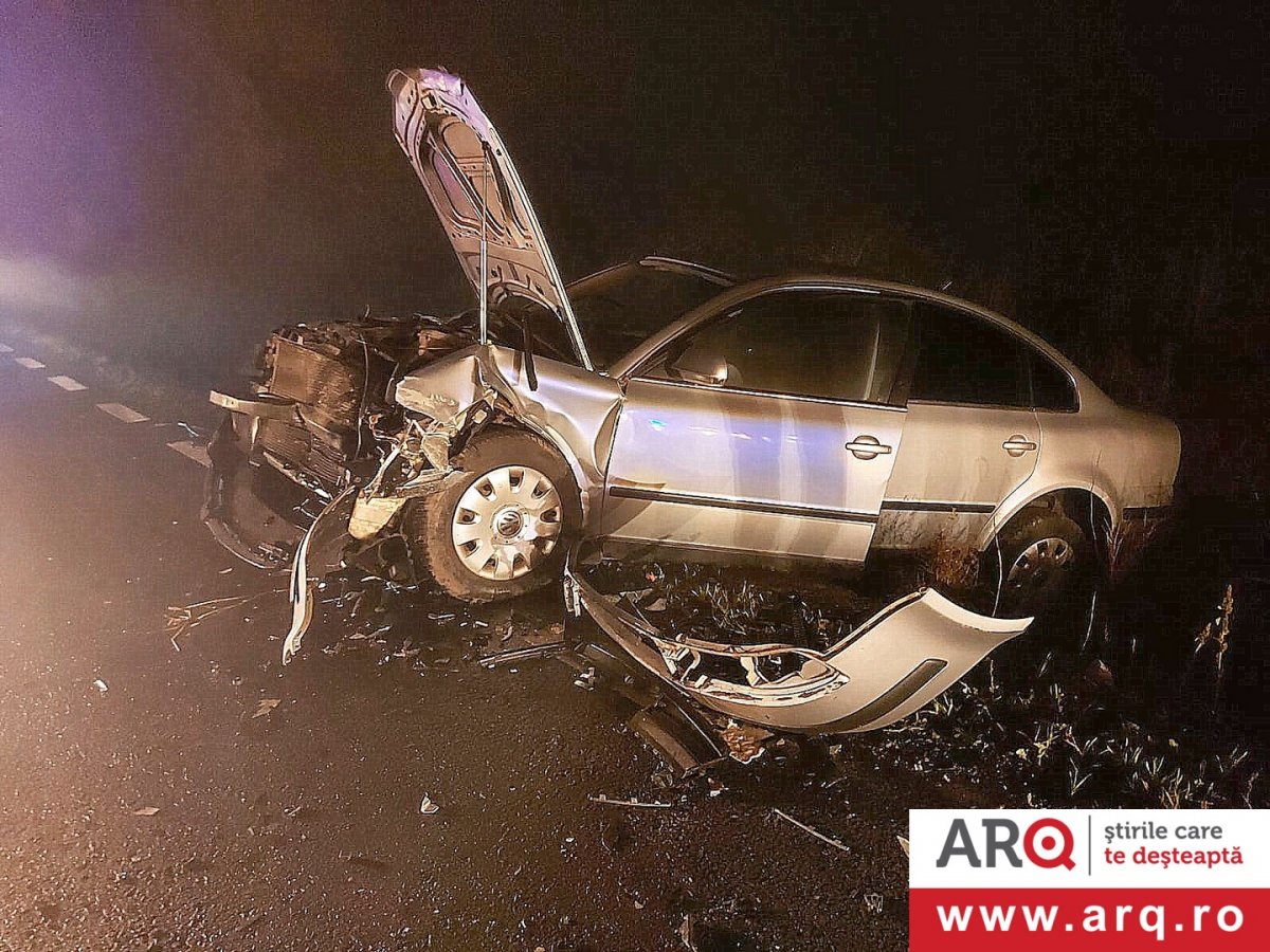 Accident fratricid (cu două VW) între Șiria și Horia