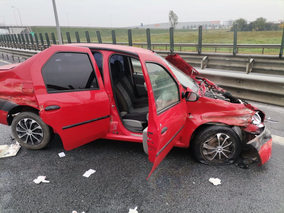 Accident rutier între un TIR și un autoturism la ieșirea de pe A1 spre localitatea Zădăreni