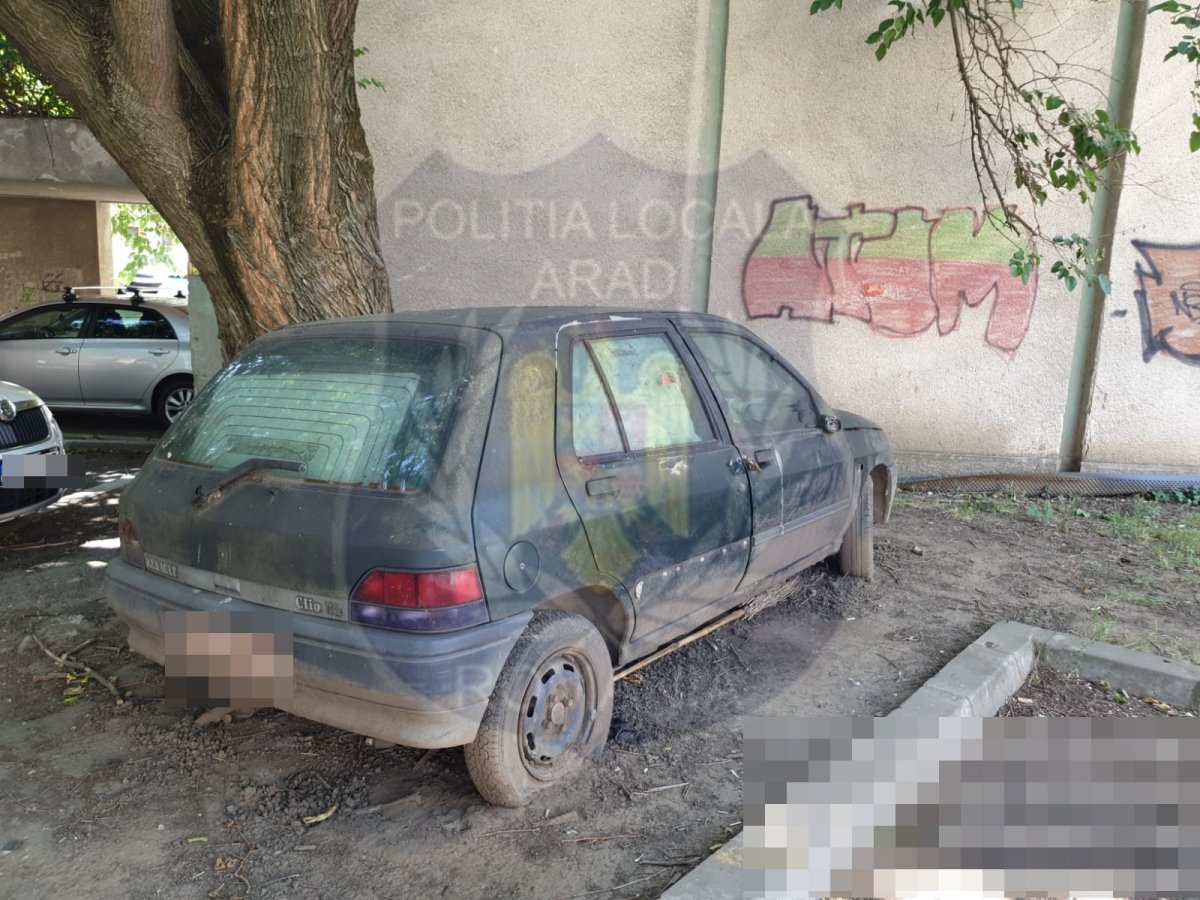  Câte maşini abandonate pe domeniul public au dispărut anul acesta de acolo