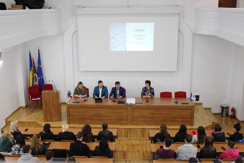 ANAF își prezintă serviciile în universitățile din România