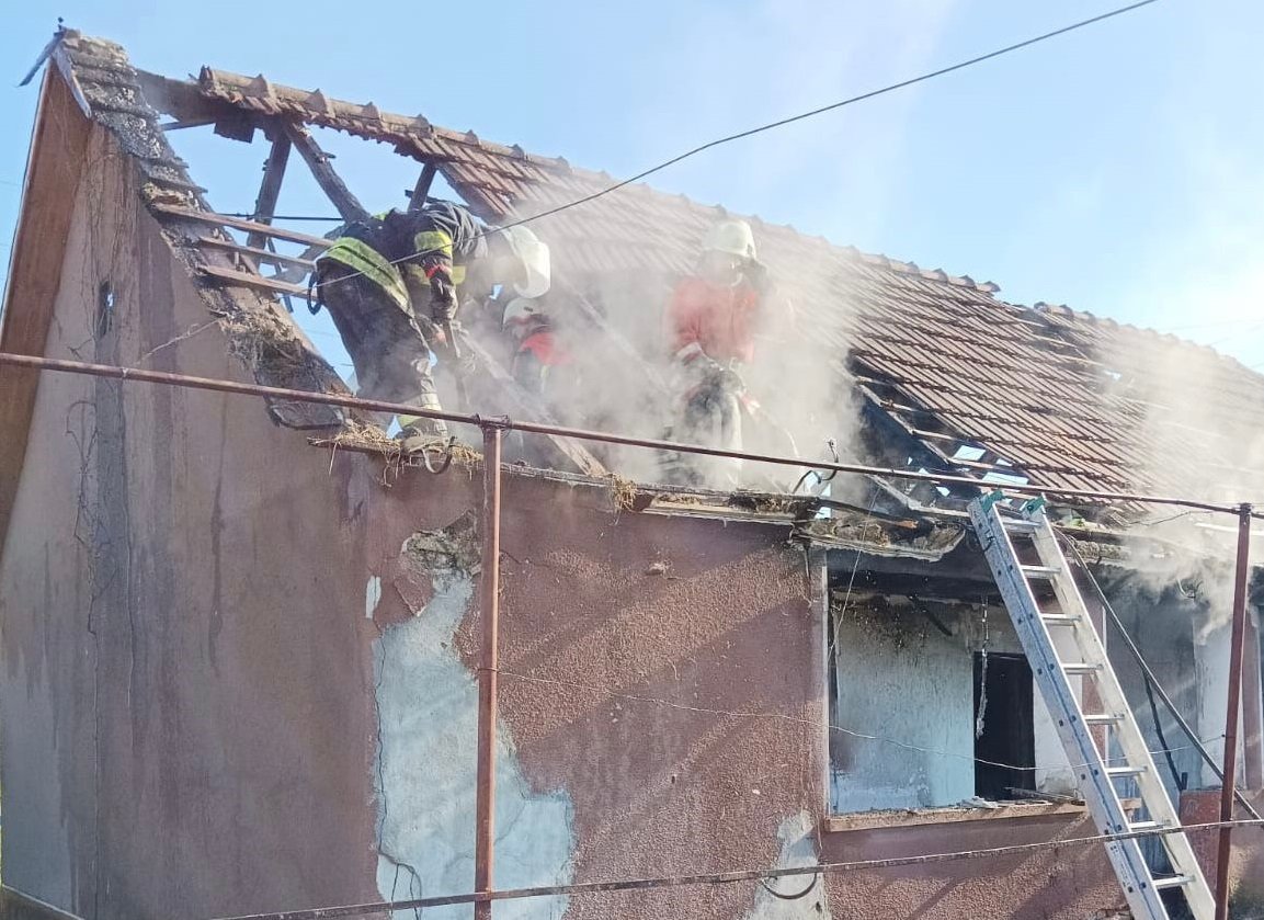 Incendiu la o casă din Caporal Alexa