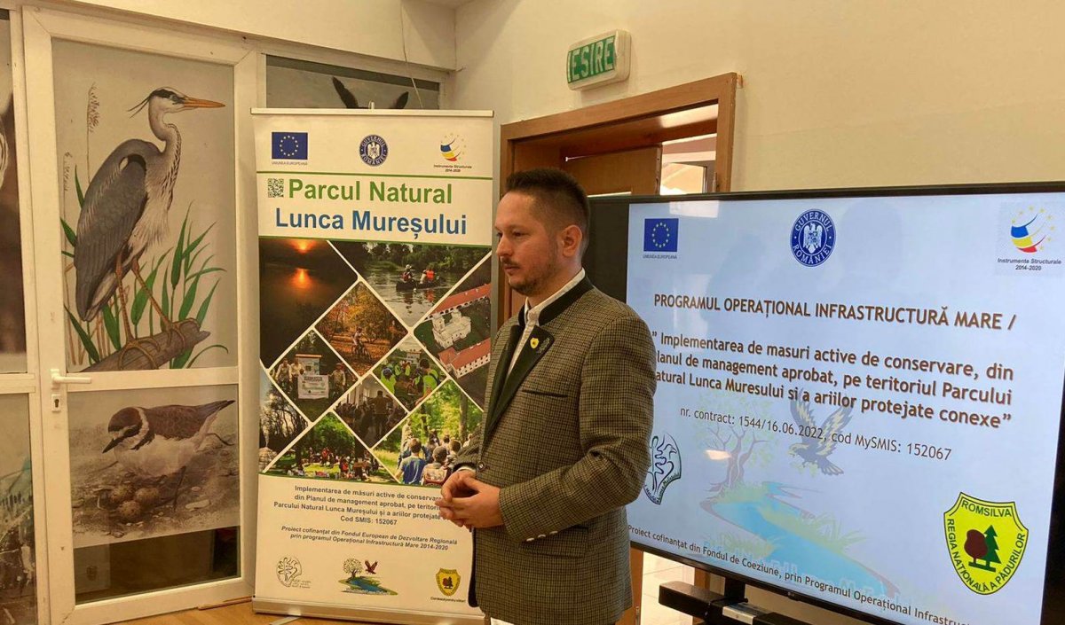 Proiect de 18 milioane de lei pentru Parcul Natural Lunca Mureșului