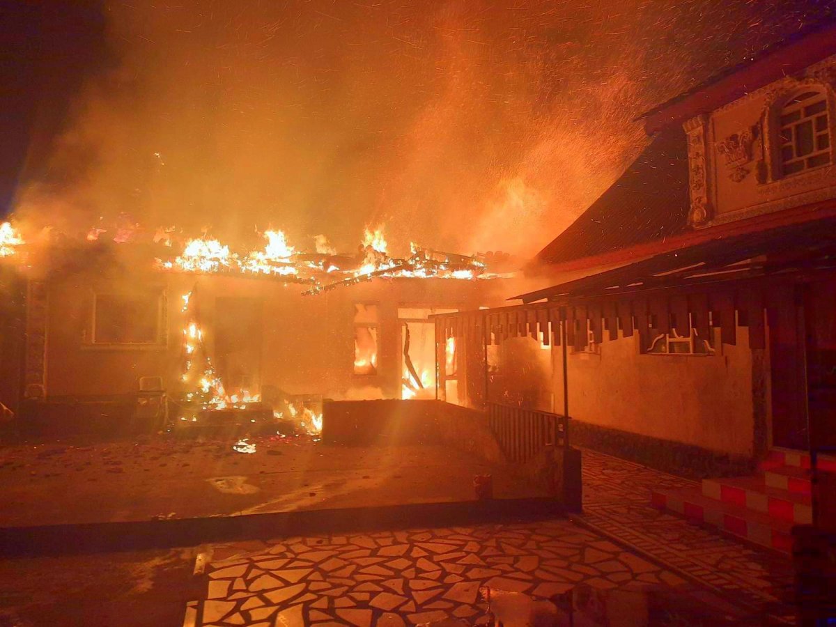 Incendiu anexă gospodărească în localitatea Chier