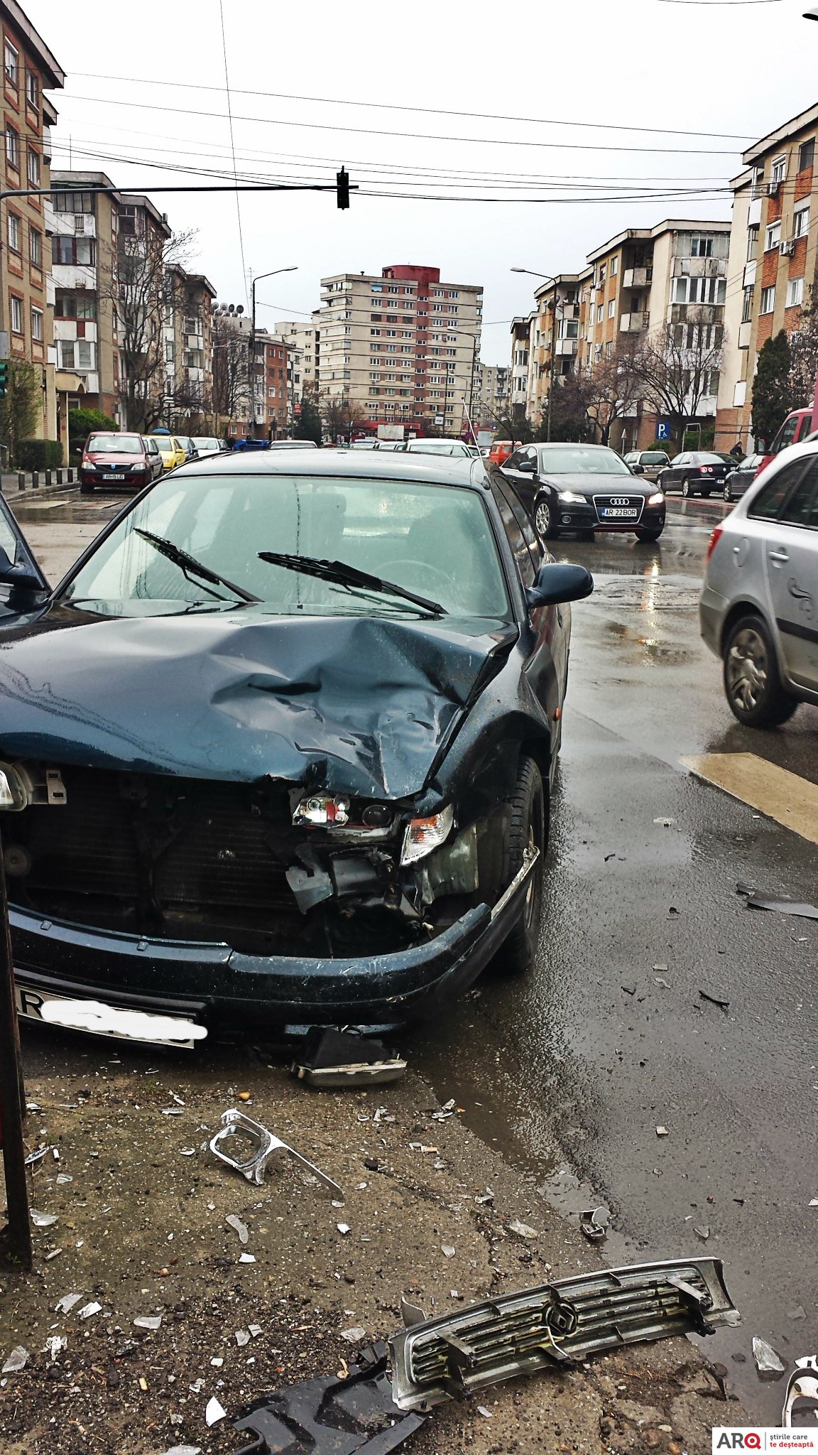 Accident pe Banu Mărăcine