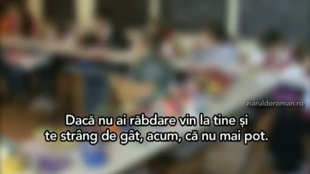 ANCHETĂ în cazul învăţătoarei din Neamţ care îşi ameninţa elevii cu moartea 